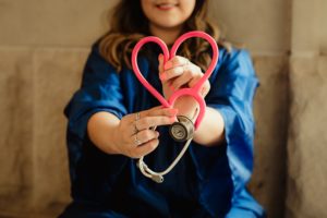 coeur symbole d'empathie pour les médecins