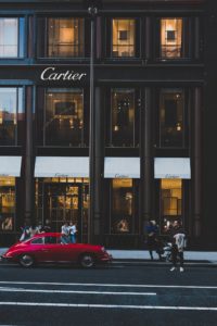 Cartier vitrine métiers du luxe 