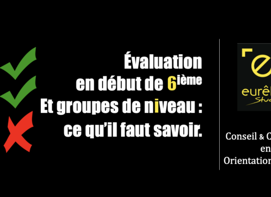 évaluation QCM de maths et français en début de 6ième et groupe de niveau