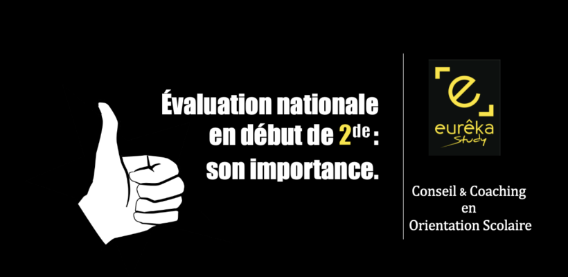 pouce levé pour l'évaluation nationale entrée au lycée