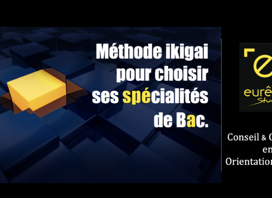 Cube jaune symbolisant un méthode pour choisir ses spécialités de bac