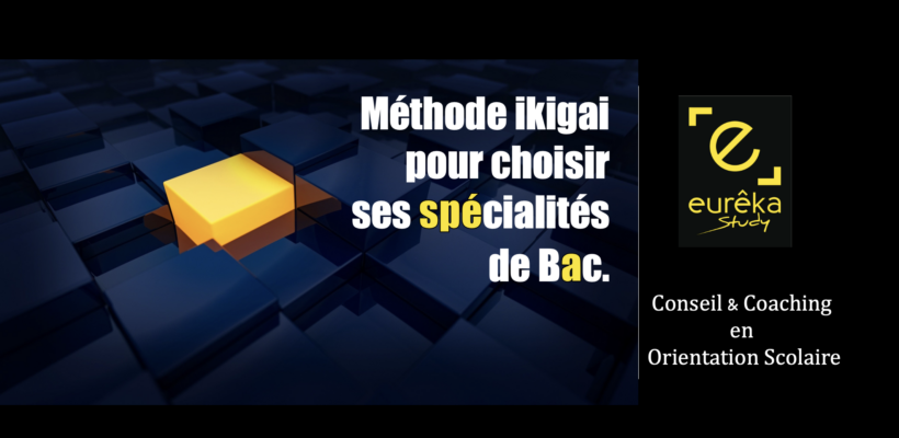 Cube jaune symbolisant un méthode pour choisir ses spécialités de bac