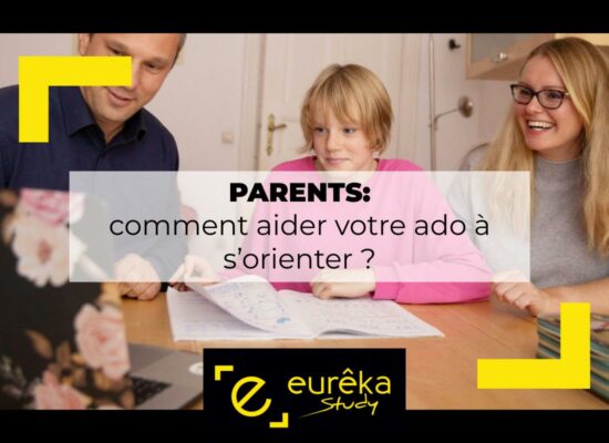 parents qui aident leur ado pour l'orientation scolaire